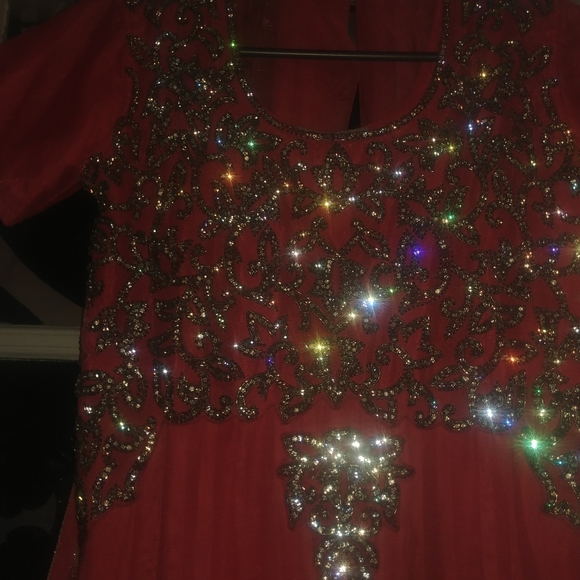 Hand sewn bedazzle dress - Picture 6 of 6